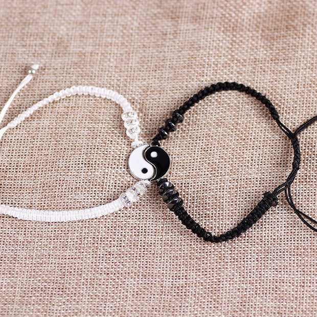 A Pair Of Braided Rope Bracelets