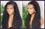 300% Density 40 46 Inch Deep Wave 13x6 HD Lace Front Human Hair Wig Loose Water Curly 13x4 Lace Frontal Wig Human Hair For Women