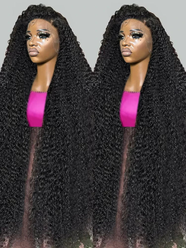 250% High Density 40 38 Inch Deep Wave 13x6 HD Lace Front Human Hair Wig Loose Water Wave Curly 13x4 Lace Frontal Wig Human Hair