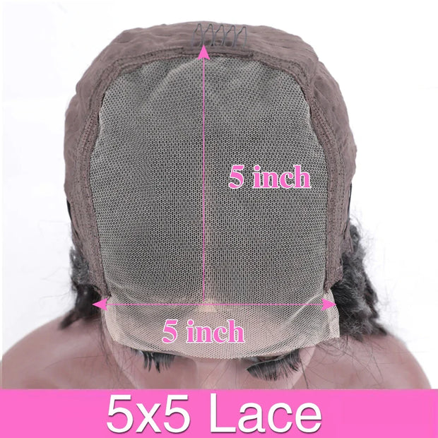 200 Density Body Wave 13x4 HD Transparent Lace Front 100% Human Hair Wig Black 13x6 Lace Frontal Wigs 32 34 36 Inches Preplucked