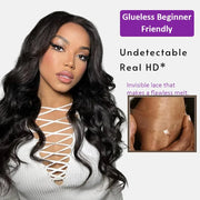 30 32 Inch Body Wave Transparent 13x6 Lace Frontal Human Hair Wigs Natural Color High Density 13x4 Lace Frontal Wig For Women