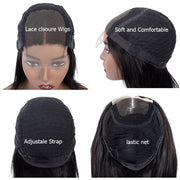 30 32 inch Transparent Deep Wave 13x6 Lace Front Human Hair Wigs 13x4 Lace Frontal Wig Human Hair Wigs 100% Human Hair Quality
