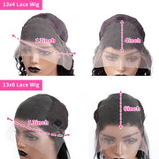 30 32 Inch Body Wave Transparent 13x6 Lace Frontal Human Hair Wigs Natural Color High Density 13x4 Lace Frontal Wig For Women