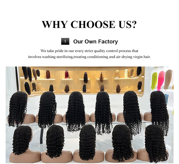 250 300 Density 13x6 HD Lace Frontal Wig Deep Wave Curly Human Hair Wigs For Women Water Wave 13x4 Lace Front Human Hair Wig 200