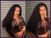 300% Density 40 46 Inch Deep Wave 13x6 HD Lace Front Human Hair Wig Loose Water Curly 13x4 Lace Frontal Wig Human Hair For Women