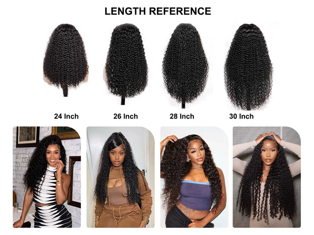 250% Density 13x6 36Inch Deep Wave Frontal Wig Transparent 13x5 HD Lace Frontal Human Hair Wigs Curly Human Hair Wigs For Women