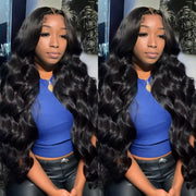 250 Density Body Wave 13x6 HD Lace Frontal Human Hair Wig 30 36 Inch HD Transparent 13x4 Lace Front Wigs For Women Pre Plucked