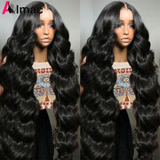 300% Density Body Wave Human Hair Wigs For Women 13x4 Hd Transparent Lace Frontal Pre-Plucked 4x4 Closure Indian Remy Hair Wig