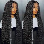 30 32 inch Transparent Deep Wave 13x6 Lace Front Human Hair Wigs 13x4 Lace Frontal Wig Human Hair Wigs 100% Human Hair Quality