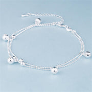 Silver Plated Bell Anklet Design Girlfriend Anklet